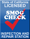 State of California Licensed Smog Check